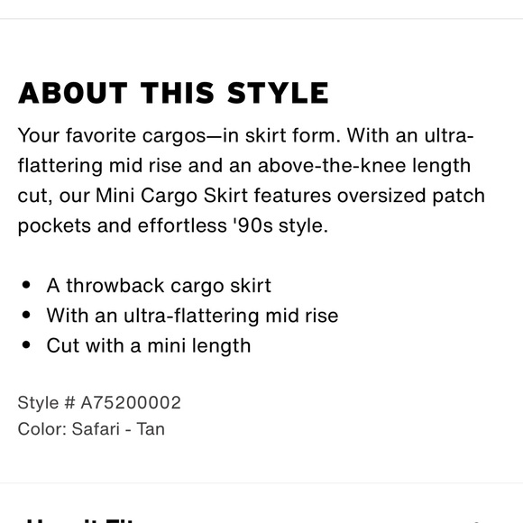 Levi's Green 94 Cargo Cotton Mini Skirt size 8 - Picture 15 of 15